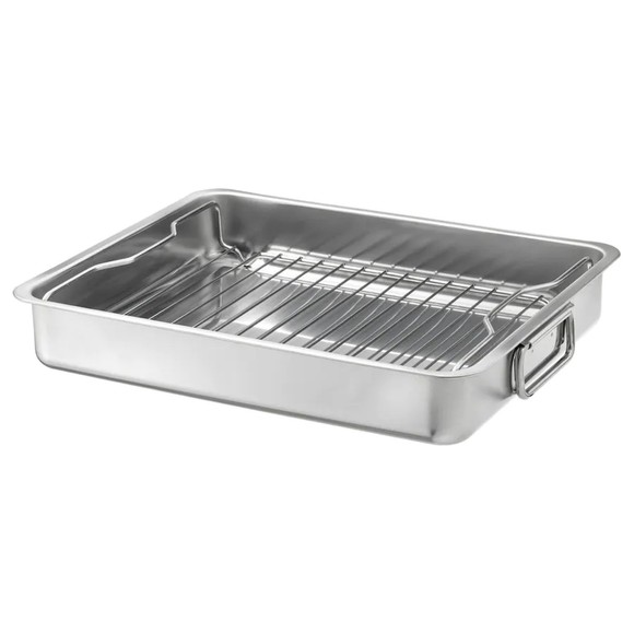 IKEA Other - Ikea Koncis Roasting pan with grill rack stainless steel